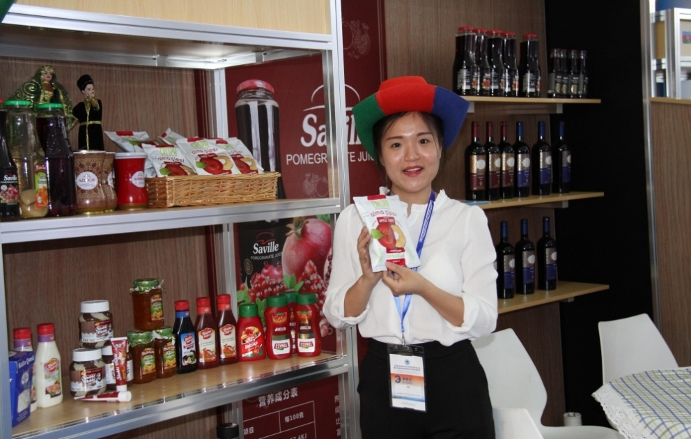 “Made in Azerbaijan” məhsulları Çindao sərgisində nümayiş olunur