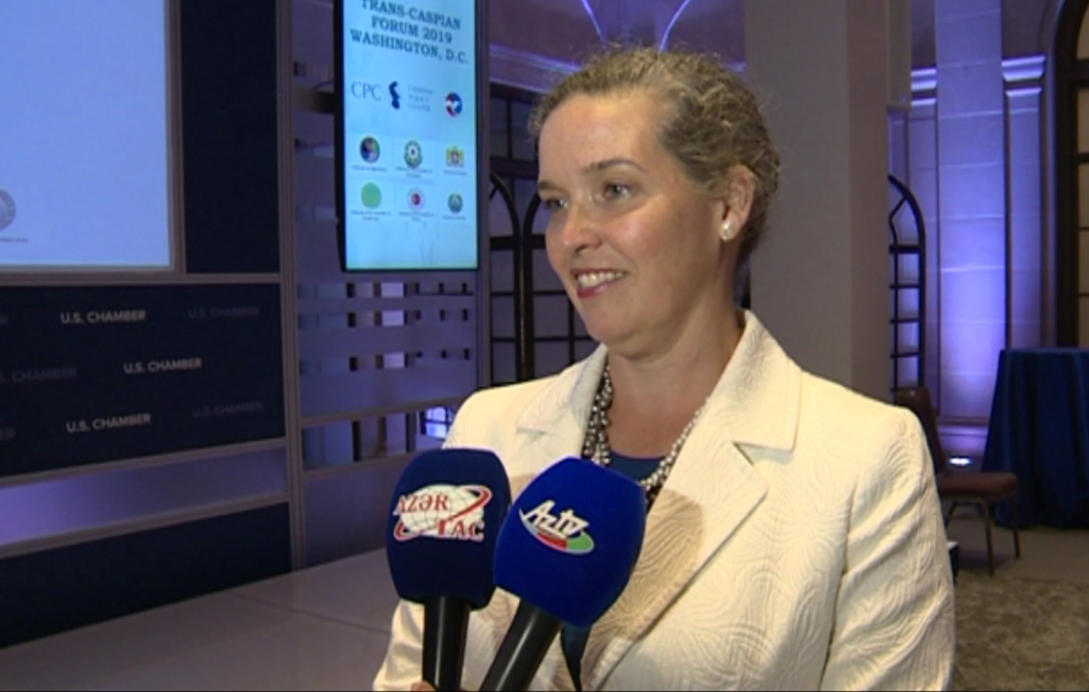 Sandra Oudkörk: Azərbaycanla ABŞ əlaqələri yüksək səviyyədədir