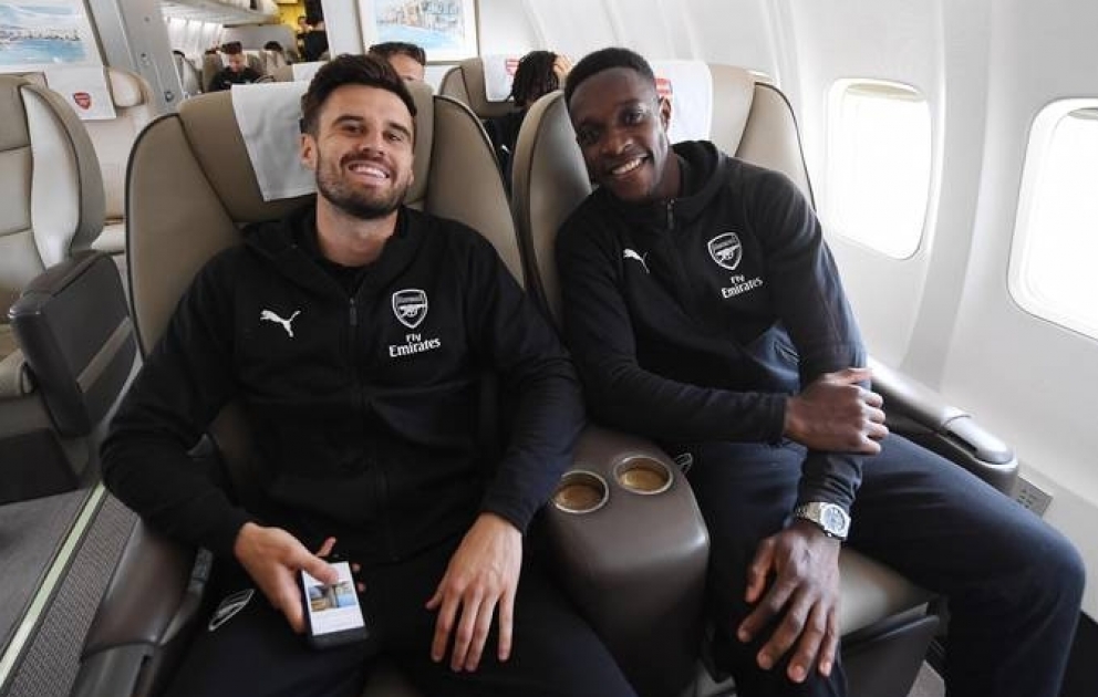 "Arsenal" Bakıya yola düşüb VİDEO+FOTO