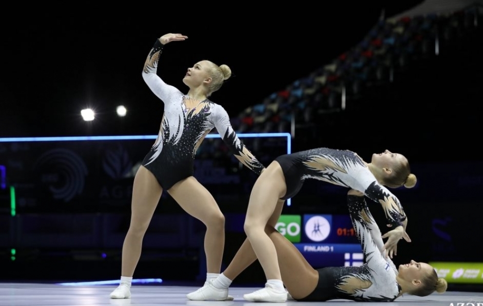 Europameisterschaft in der Sportaerobic in Baku –in BILDERN