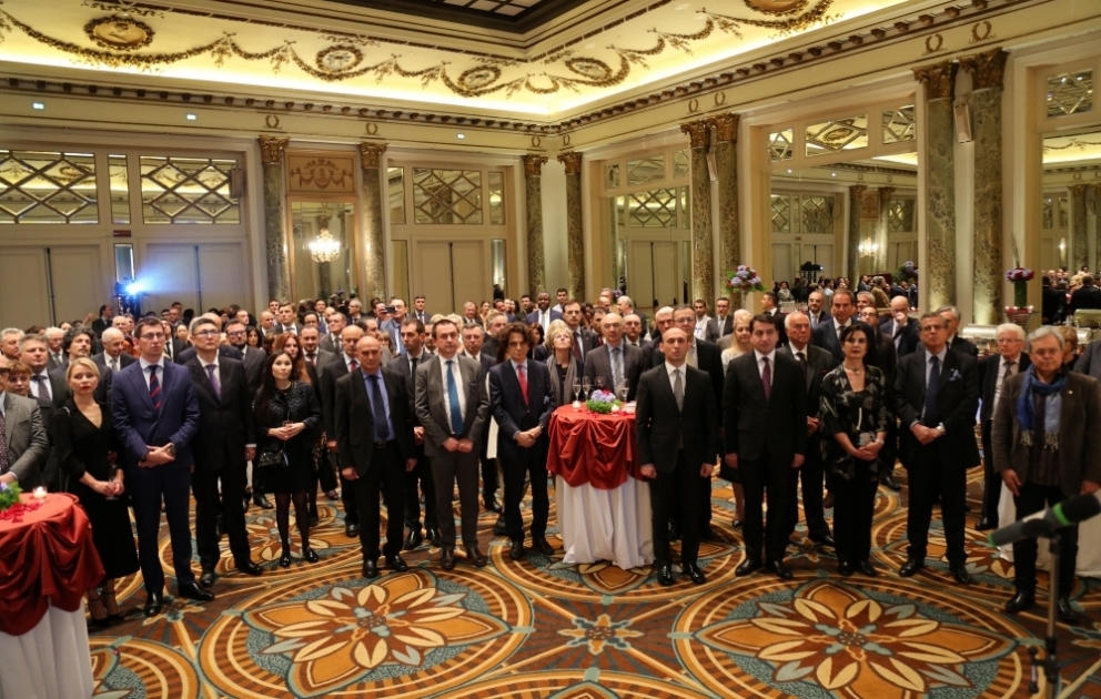 Azərbaycanın diplomatik xidmət orqanlarının 100 illiyi və Respublika Günü Romada da qeyd olunub