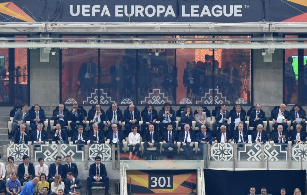 Chelsea won UEFA Europa League final at Baku Olympic Stadium 
President Ilham Aliyev watched the final match