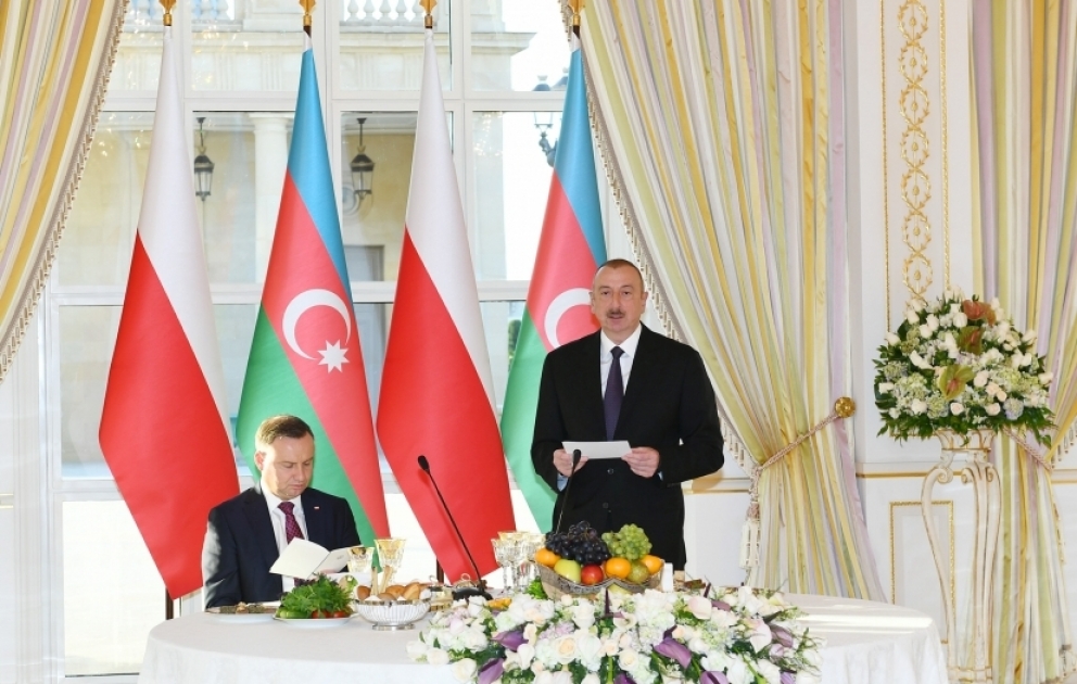 Gastmahl zu Ehren von Präsident Andrzej Duda