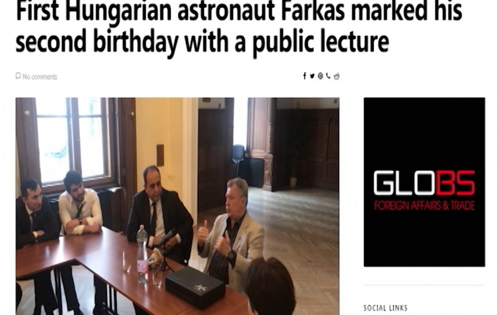 Daily News Hungary опубликовало информацию о встрече Бертлана Фаркаша с азербайджанскими студентами