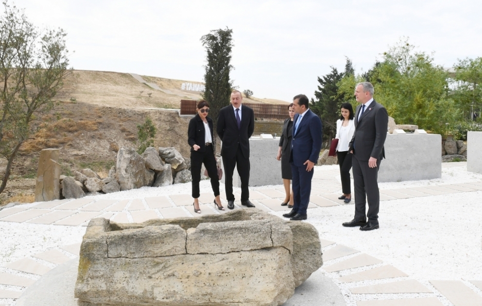 Prezident İlham Əliyev əsaslı şəkildə təmir və bərpa olunan “Yanardağ” qoruğunun açılışında iştirak edib