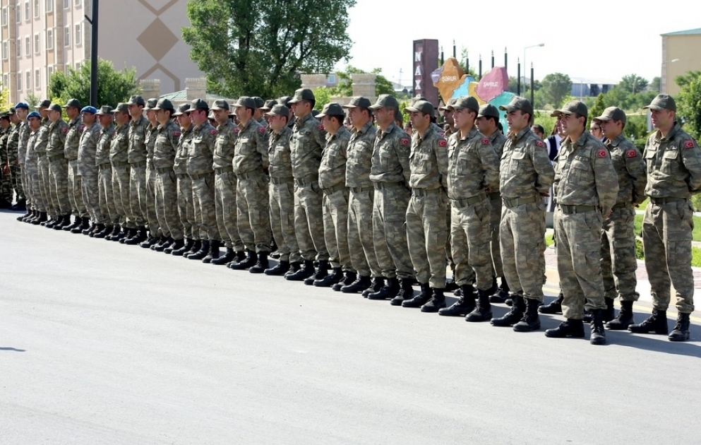 Təlimdə iştirak etmiş türkiyəli hərbçilər yola salınıb