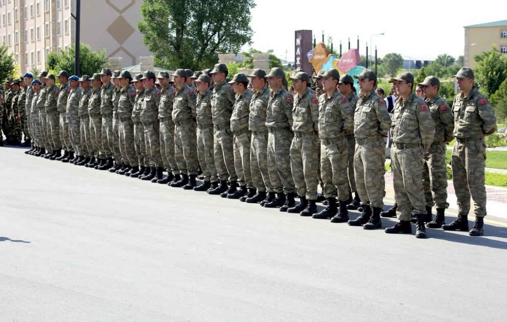 A farewell ceremony was held for Turkish servicemen participated in the "Indestructible Brotherhood-2019" Exercises