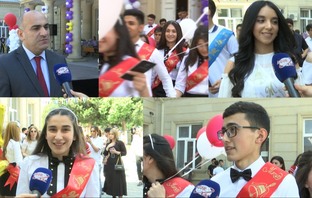 225 nömrəli tam orta məktəbdə “Son zəng” çalındı