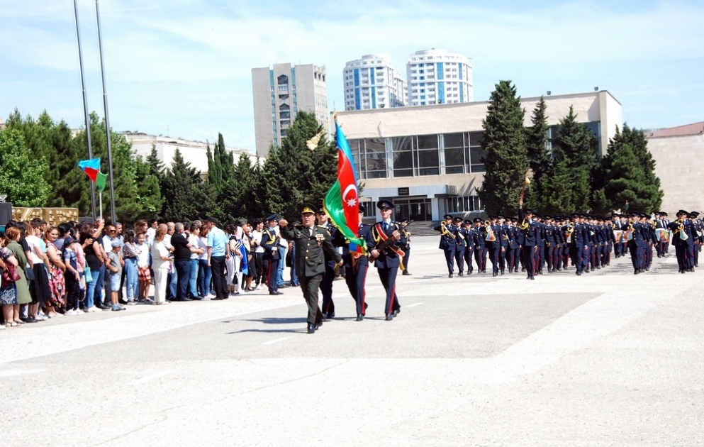 The next graduation ceremony was held in the Military Lyceum named after Jamshid Nakhchivanski