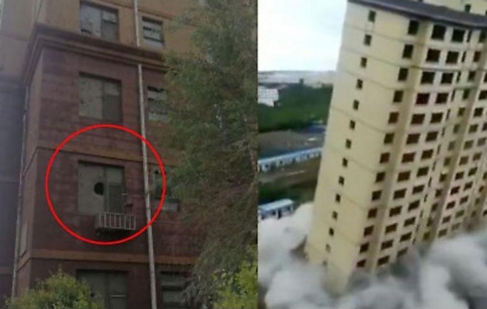 Çinli inşaatçılar birinin yerinə iki binanı uçuracaqdılar