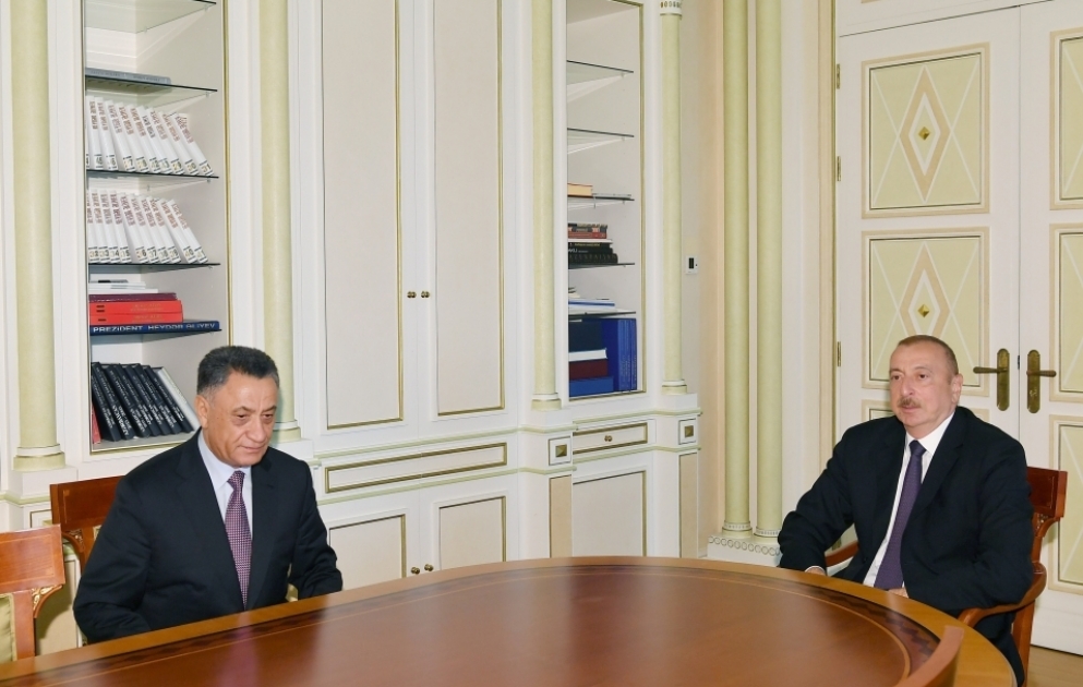 Präsident Ilham Aliyev empfängt neuen Sekretär von Sicherheitsrat Ramil Usubov