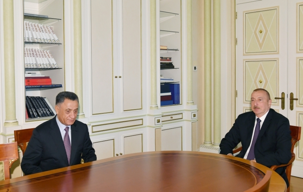 Le président Ilham Aliyev a reçu Ramil Oussoubov pour sa nomination comme secrétaire du Conseil de sécurité
