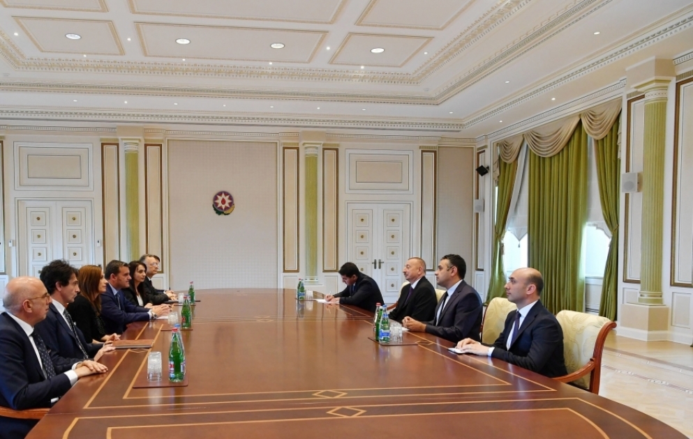 President Ilham Aliyev received delegation led by Italian Minister of Agricultural, Food, Forestry and Tourism Policies