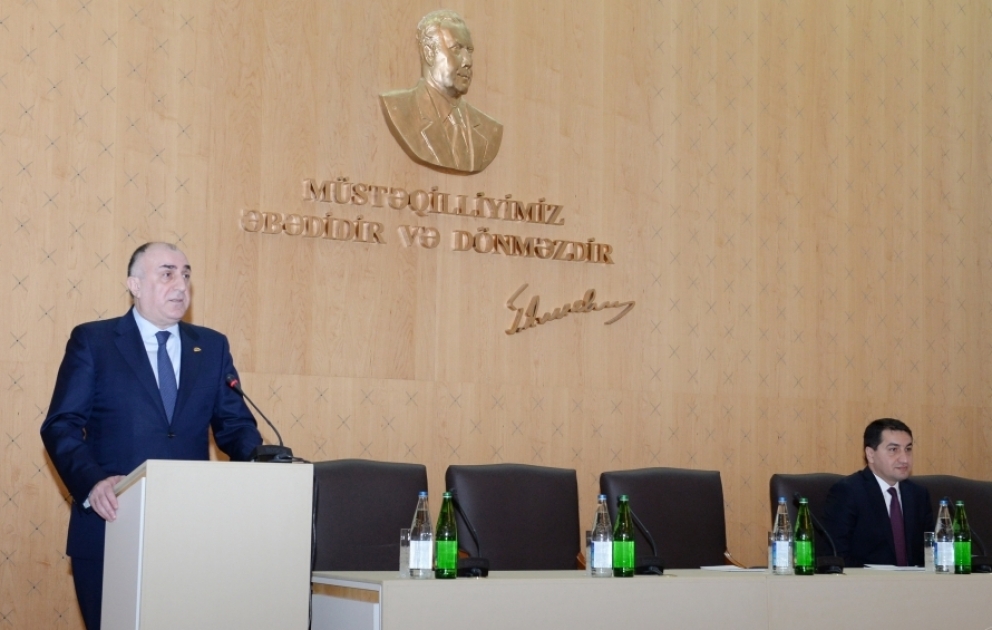 Diplomatik xidmət orqanlarının 100 illik yubileyinə həsr olunmuş VI müşavirə keçirilib