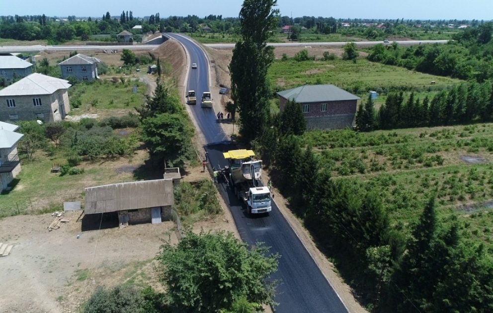 Hirkan–Mamusta–Siyavar avtomobil yolunda təmir işləri başa çatıb
