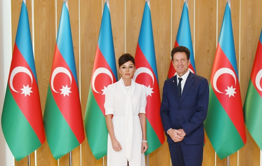 First Vice-President Mehriban Aliyeva met with MEDEF President
