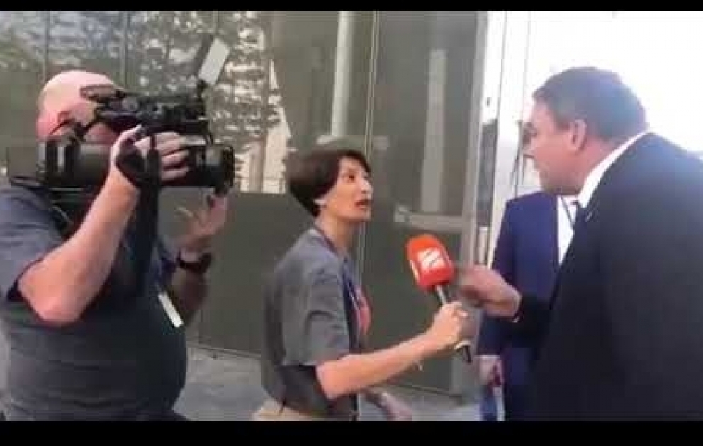 Жесткий спор журналистки «Рустави 2» с российским депутатом