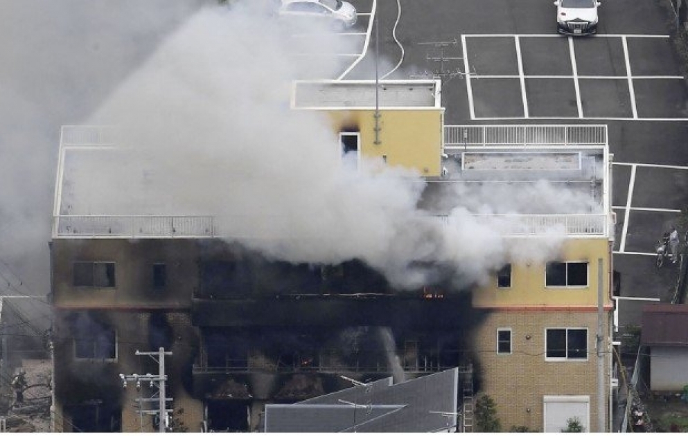 Japon: 13 morts et 38 blessés dans l'incendie d'un studio d'animation