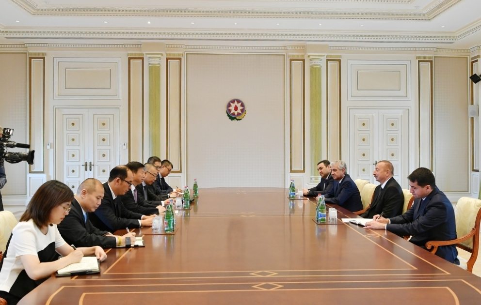 President Ilham Aliyev received delegation of Communist Party of China Central Committee