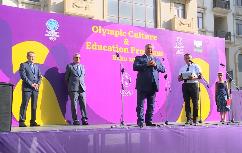 “Olimpiya Mədəniyyəti və İdman’’ güşəsinin açılışı olub