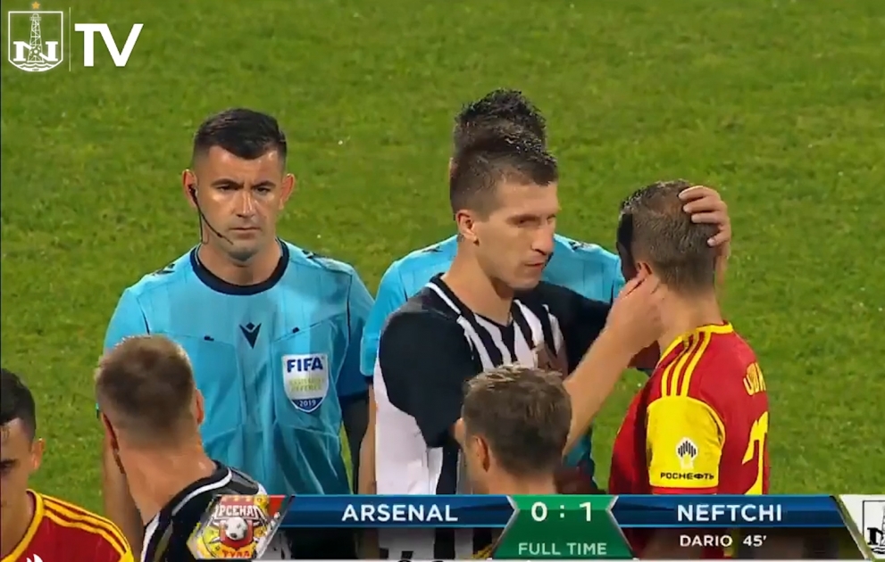 "Neftçi" Rusiya "Arsenal"ını məğlub edib - Oyunun maraqlı məqamları