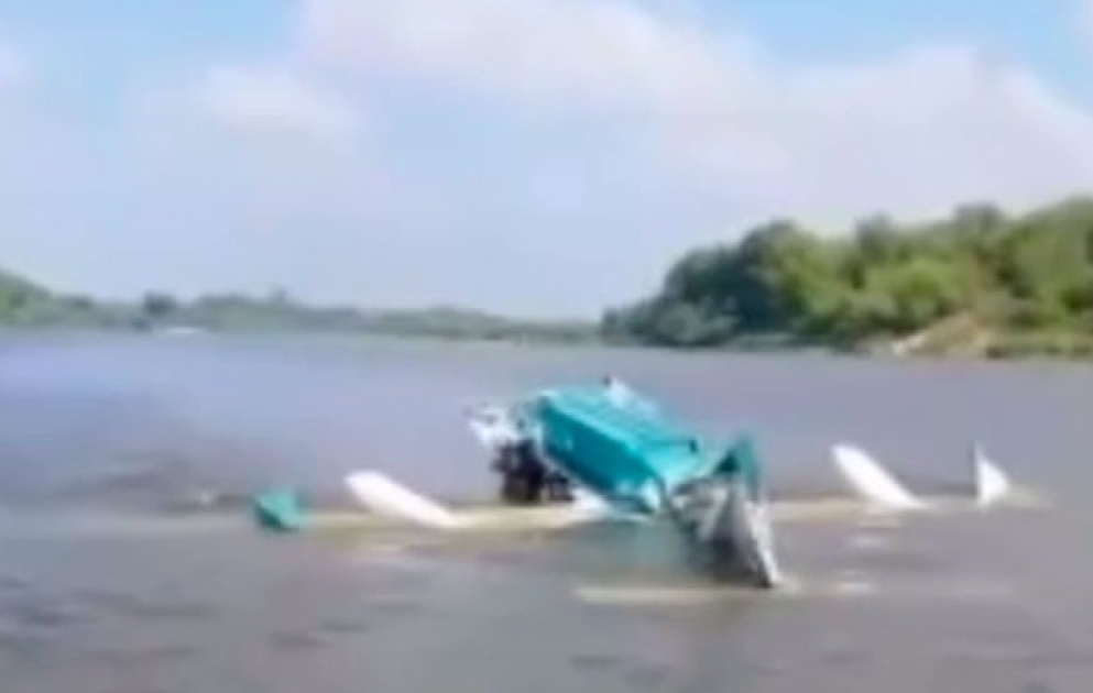 Видео с места крушения легкомоторного самолета в Серпухове