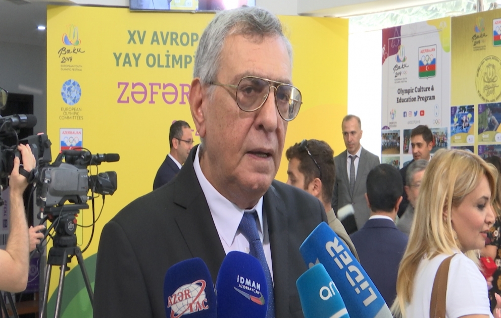Çingiz Hüseynzadə: Azərbaycan XV Avropa Gənclər Olimpiya Festivalında çox böyük uğurlar qazandı