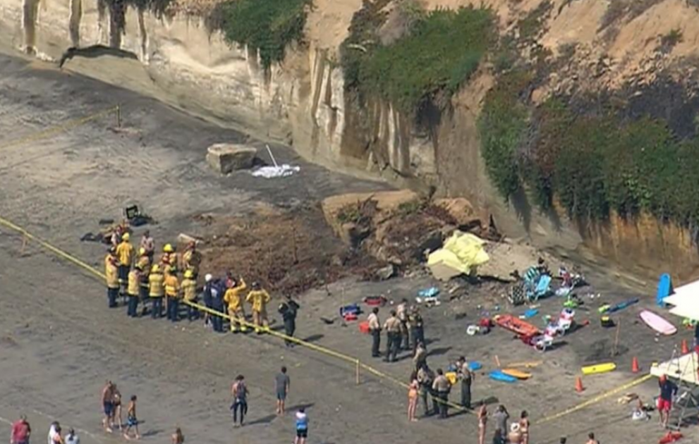 3 Killed, 2 Hurt in Leucadia Cliff Collapse