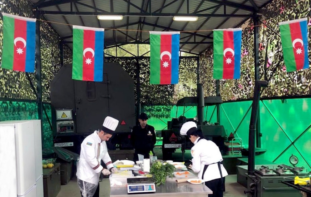 Azerbaijani military chefs became winners of the second stage of the “Field Kitchen” contest