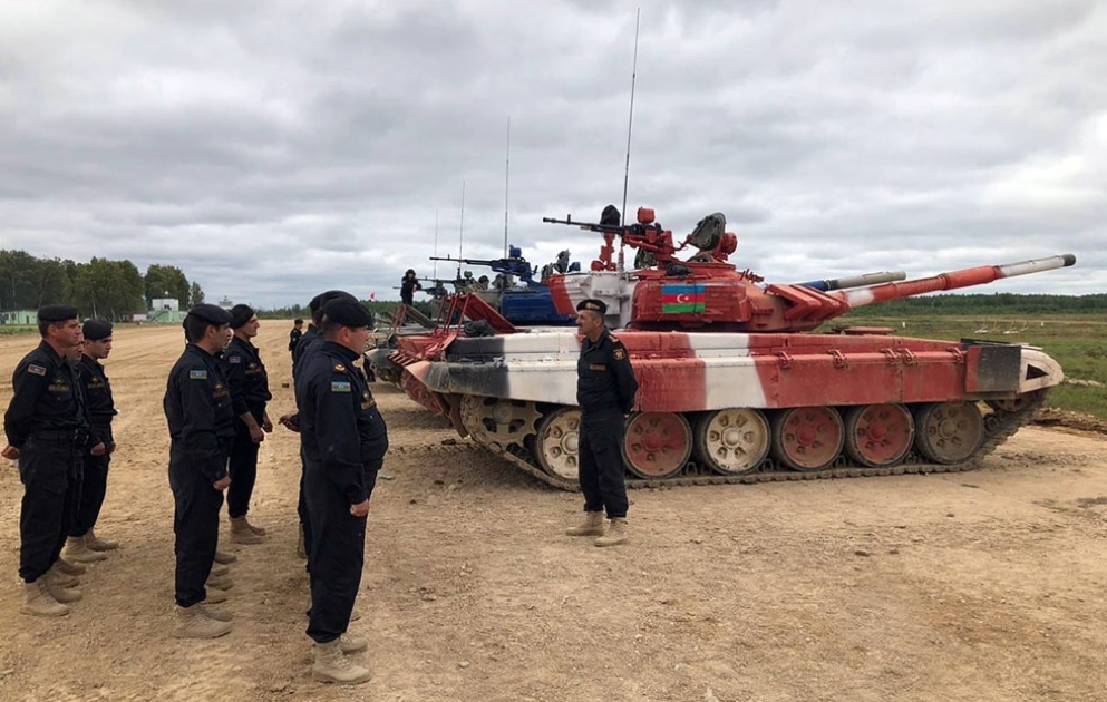 Azerbaijani tankmen participating in the “Tank Biathlon” contest have completed the final preparation
