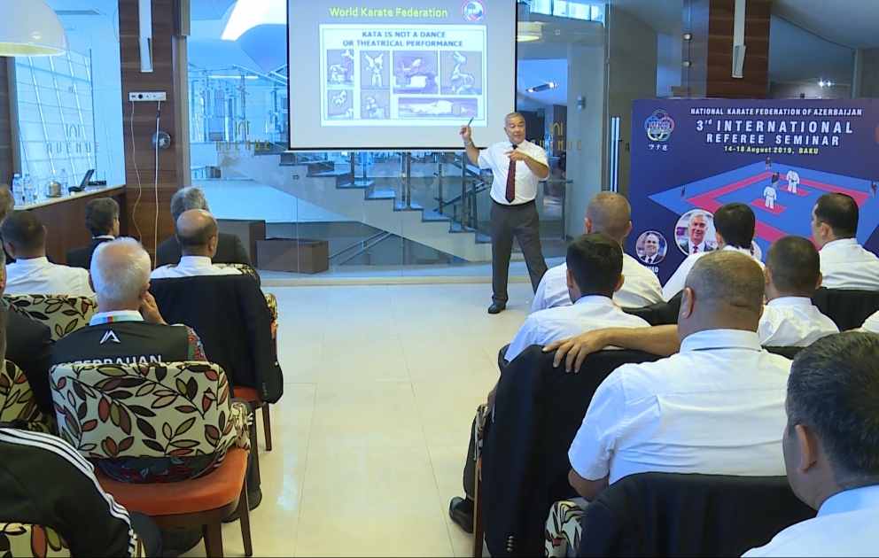 Dünya Karate Federasiyasının Hakimlər Komissiyası Bakıda seminar keçirir