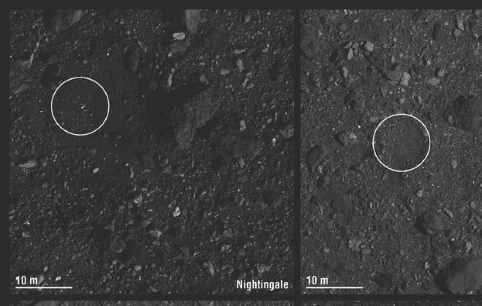Asteroid Bennu Sample Site Finalists