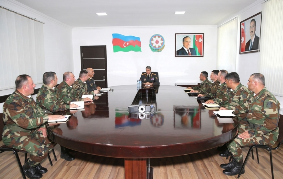 Daxili İşlər naziri Daxili Qoşunların “N” saylı hərbi hissəsində olub