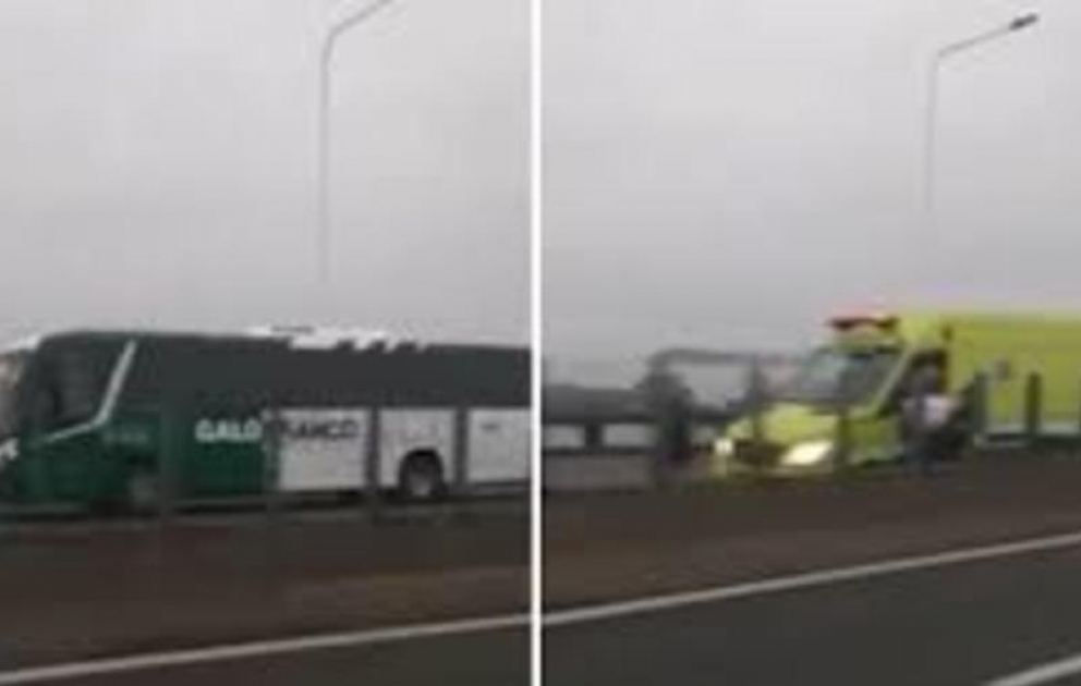 Avtobusda QORXULU ANLAR - Cinayətkar sərnişinləri girov götürdü