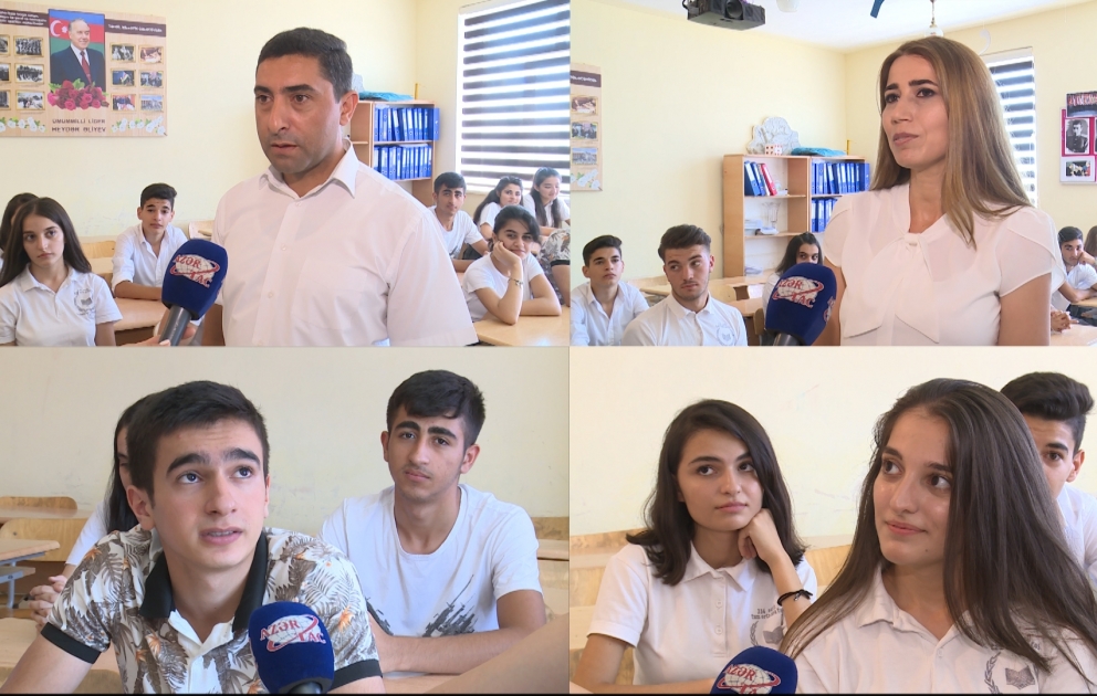 Bu sinfin bütün şagirdləri ali məktəblərə qəbul olub REPORTAJ