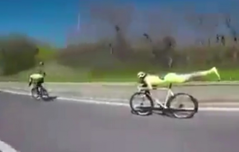Pedallamağı azaldıb yarışı qazandı