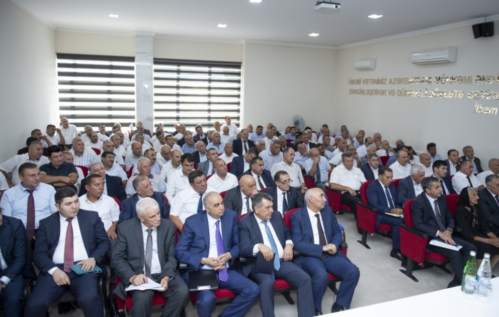 Beyləqanda respublika müşavirəsi keçirilib