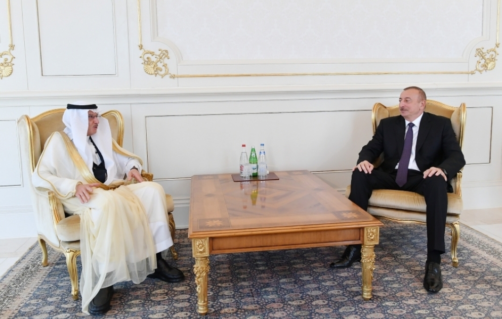 Präsident Ilham Aliyev empfängt OIC-Generalsekretär