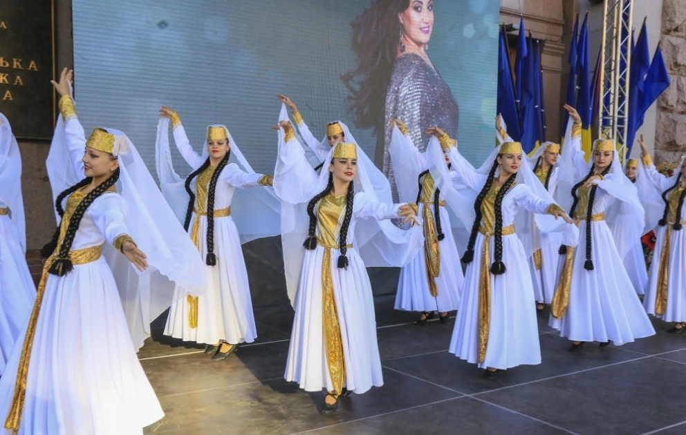 Kiyevdə keçirilən festivalda soydaşlarımız da təmsil olunub