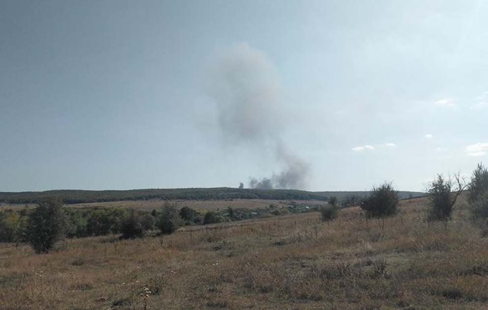 Saratovda hərbi helikopter qəzaya uğrayıb