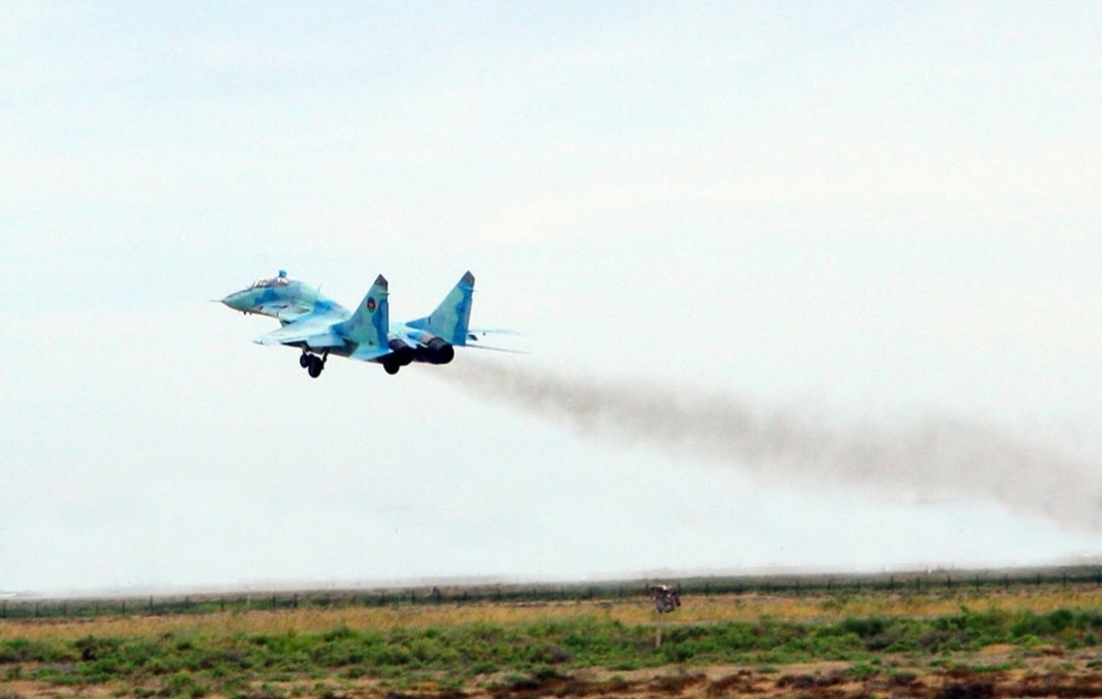 Flights were carried out at “TurAz Qartalı-2019” exercises