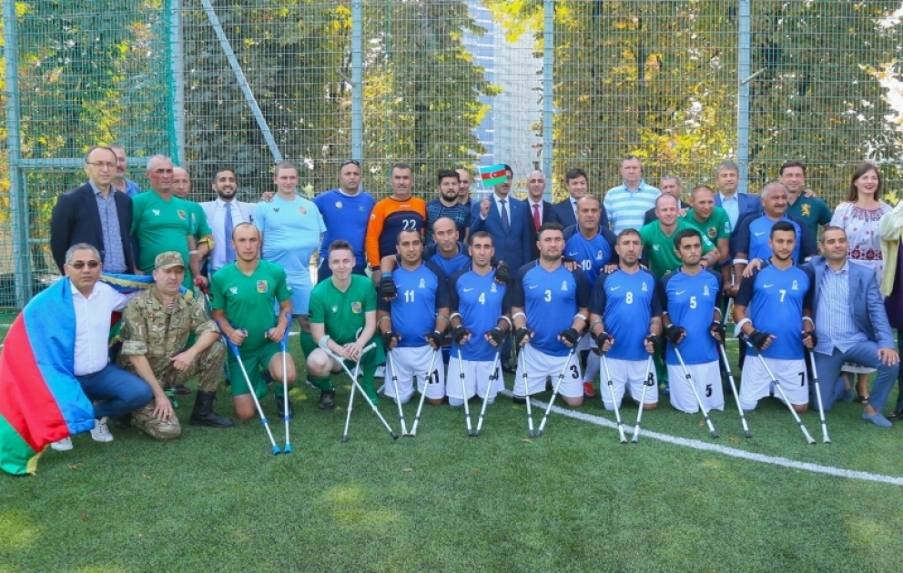 Kiyevdə minifutbol üzrə Ukrayna və Azərbaycan komandaları arasında yoldaşlıq görüşü keçirililb