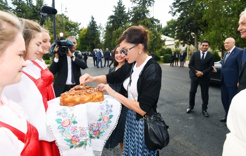 First Vice-President Mehriban Aliyeva attended inauguration of reconstructed Palace of Culture in Ivanovka village