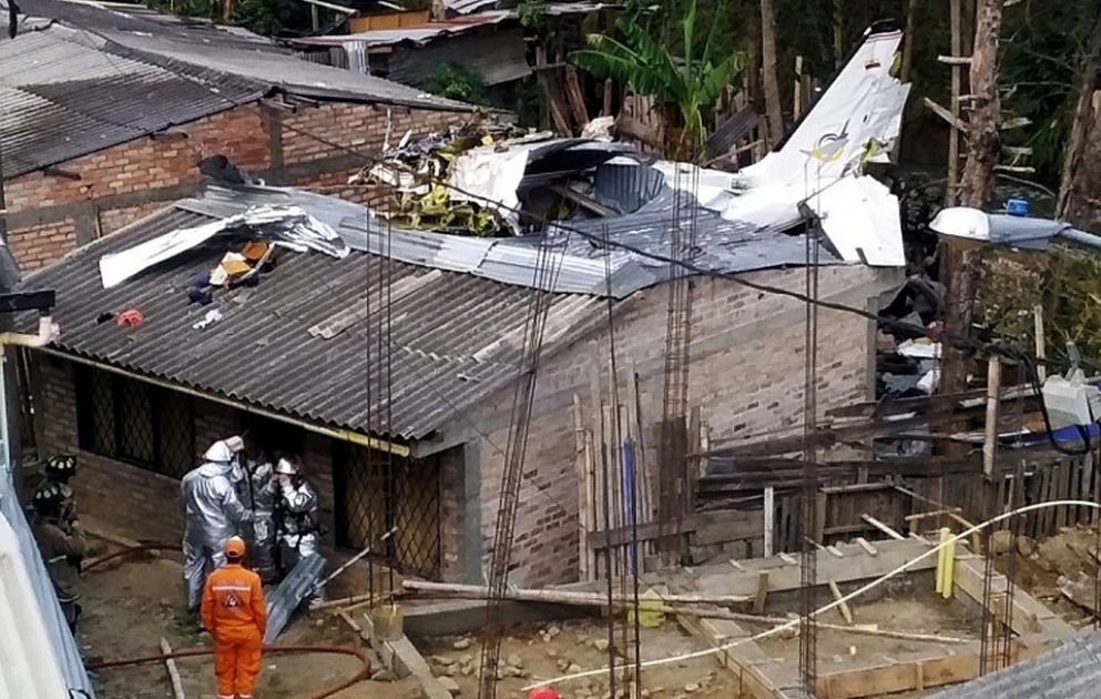 7 people died in a plane crash in Colombia