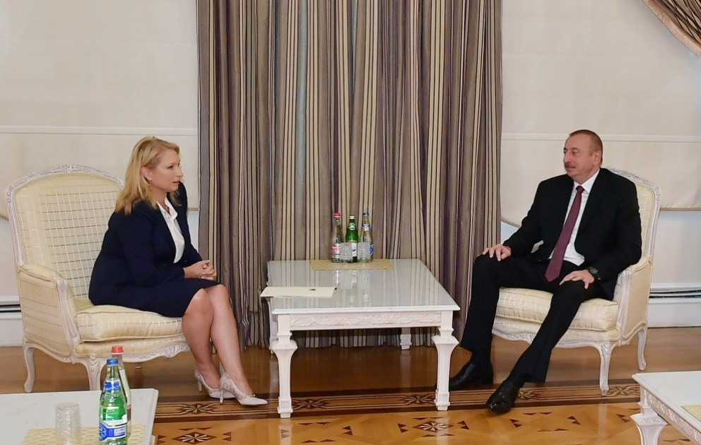 President Ilham Aliyev received Georgian minister of economy and sustainable development