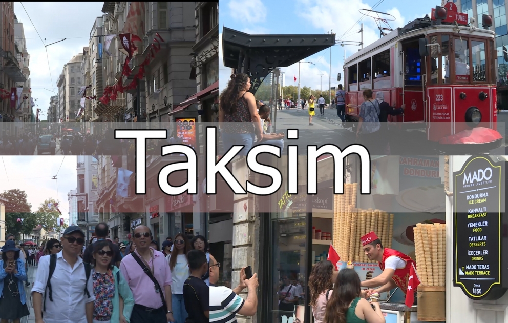 Dünyanın ən çox turist qəbul edən məkanlarından biri - İstanbulun “Taksim” meydanı