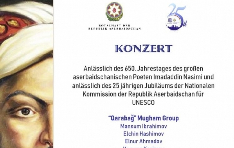 Berlində İmadəddin Nəsiminin 650 illiyi münasibətilə konsert olub
