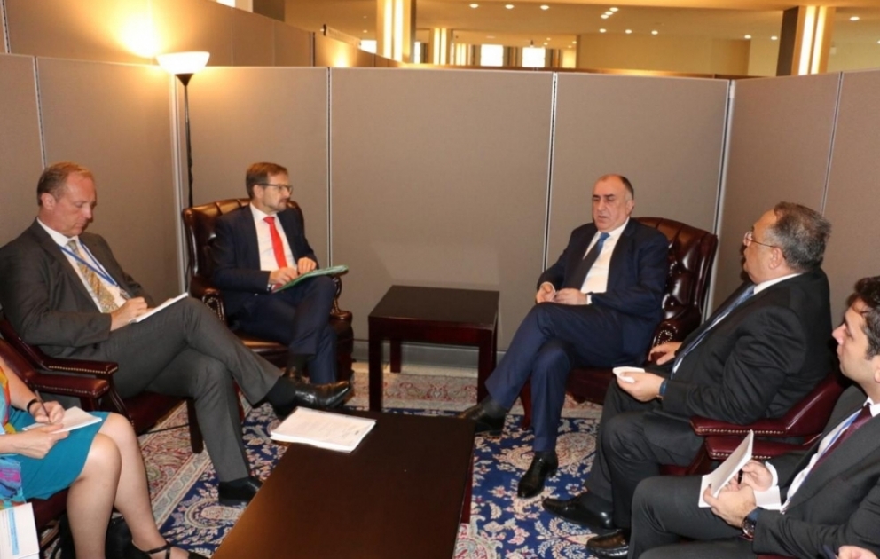 Azerbaijan`s FM meets with OSCE Secretary General
