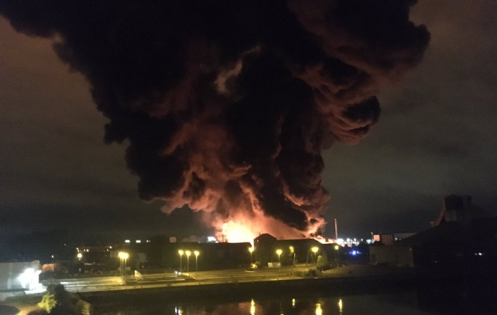 Chemical plant fire breaks out in northern France
