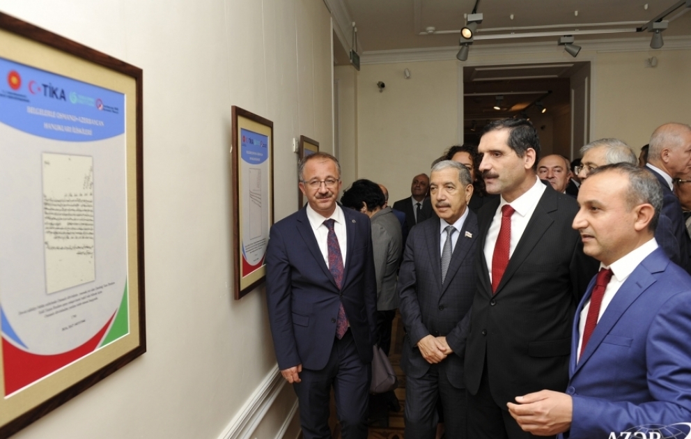 Bakıda “Sənədlərlə Osmanlı dövləti və Azərbaycan xanlıqlarının münasibətləri” adlı sərgi açılıb